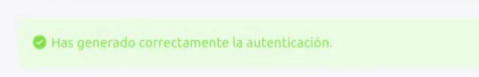Mensaje de confirmación