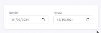 Filtros para Rango de fecha