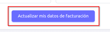 Botón Actualizar mis datos de facturación