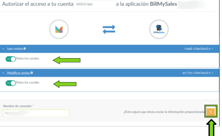 Autorizar acceso en Multivende