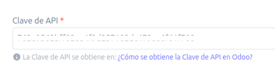 Clave API configurada en BillMySales